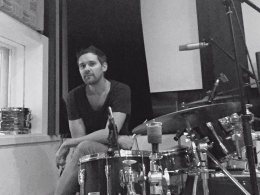 Mixing engineer writing notes